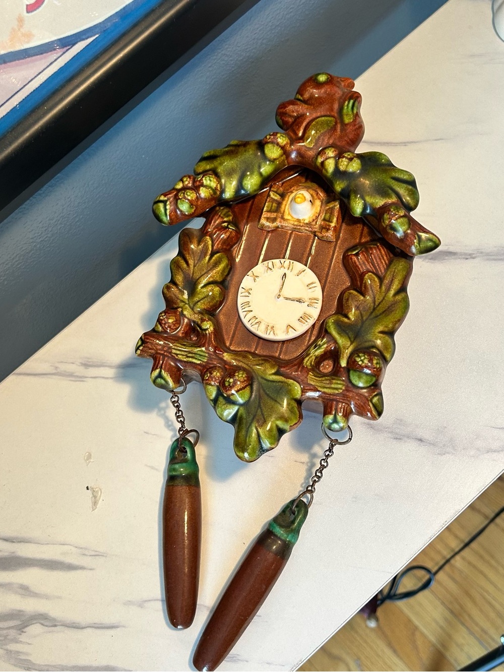 Vintage Norcrest Ceramic Bluebird Wall Pocket